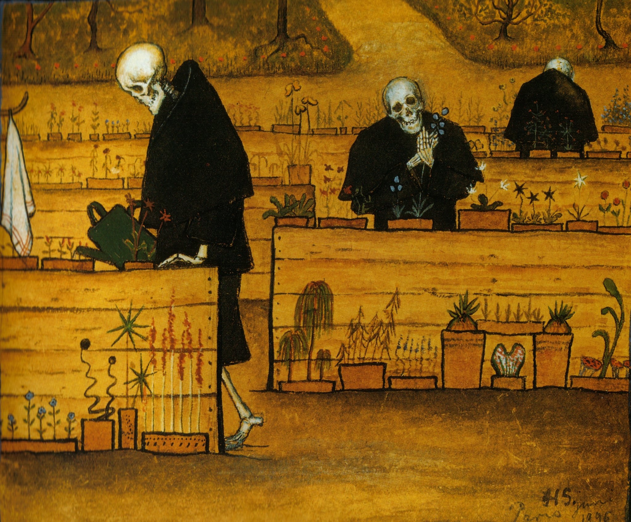 Hugo Simberg, The garden of death, François Bon